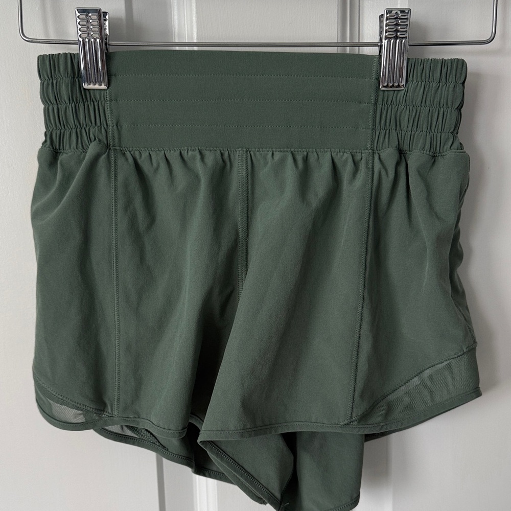 Lululemon Athletica Forest Green Athletic Shorts